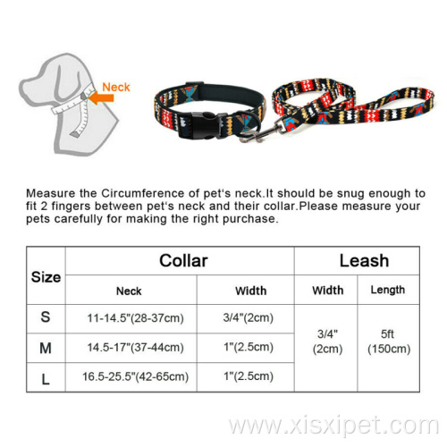 Dog Collar Soft Padded Breathable Nylon Pet Collar